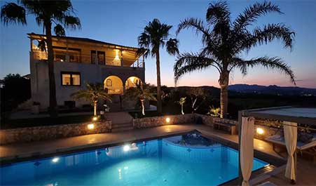 Kreta: Westkreta Chania - Luxus Villa Europa