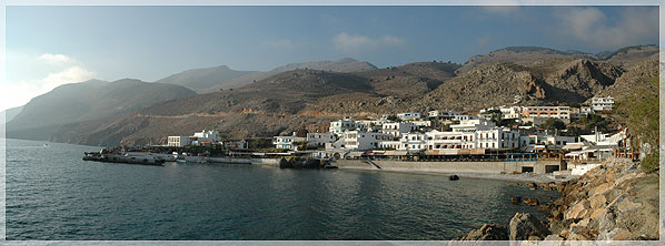 Hafenpanorama von Chora Sfakion