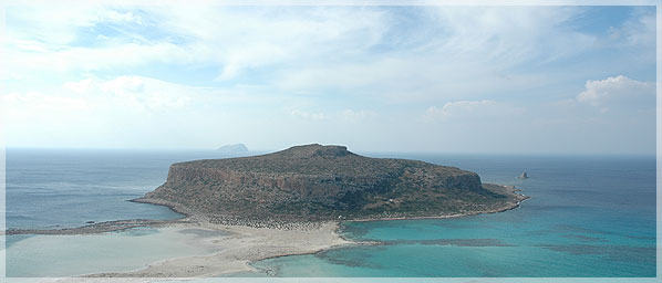 Die Bucht von Balos im Westen Kretas