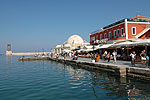 Chania am Hafen
